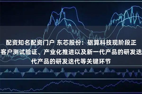 配资知名配资门户 东芯股份：砺算科技现阶段正聚焦于产品的客户测试验证、产业化推进以及新一代产品的研发迭代等关键环节
